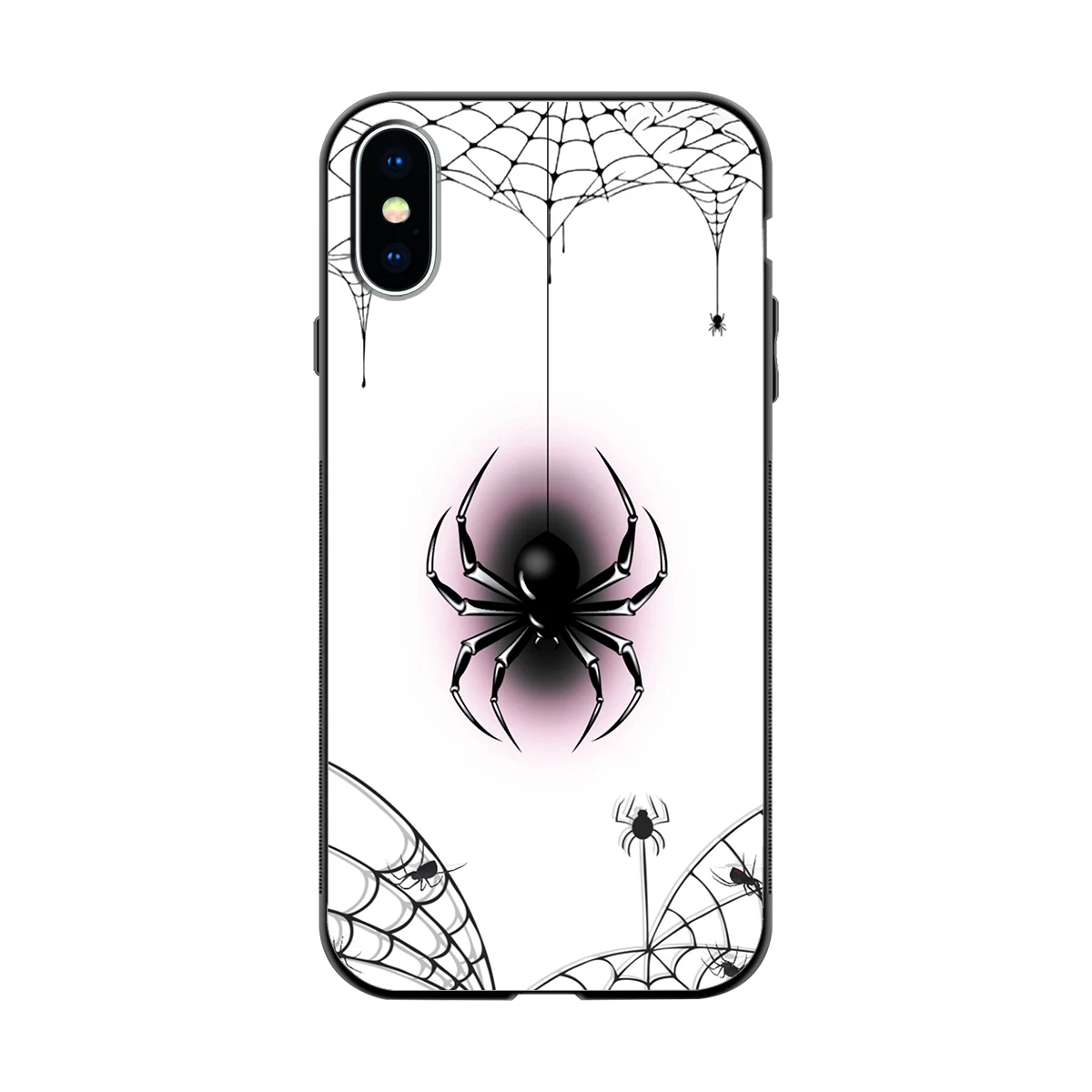 Webbed Wonder back phone cover | glass case for iphone xs