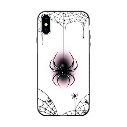 Webbed Wonder back phone cover | glass case for iphone xs