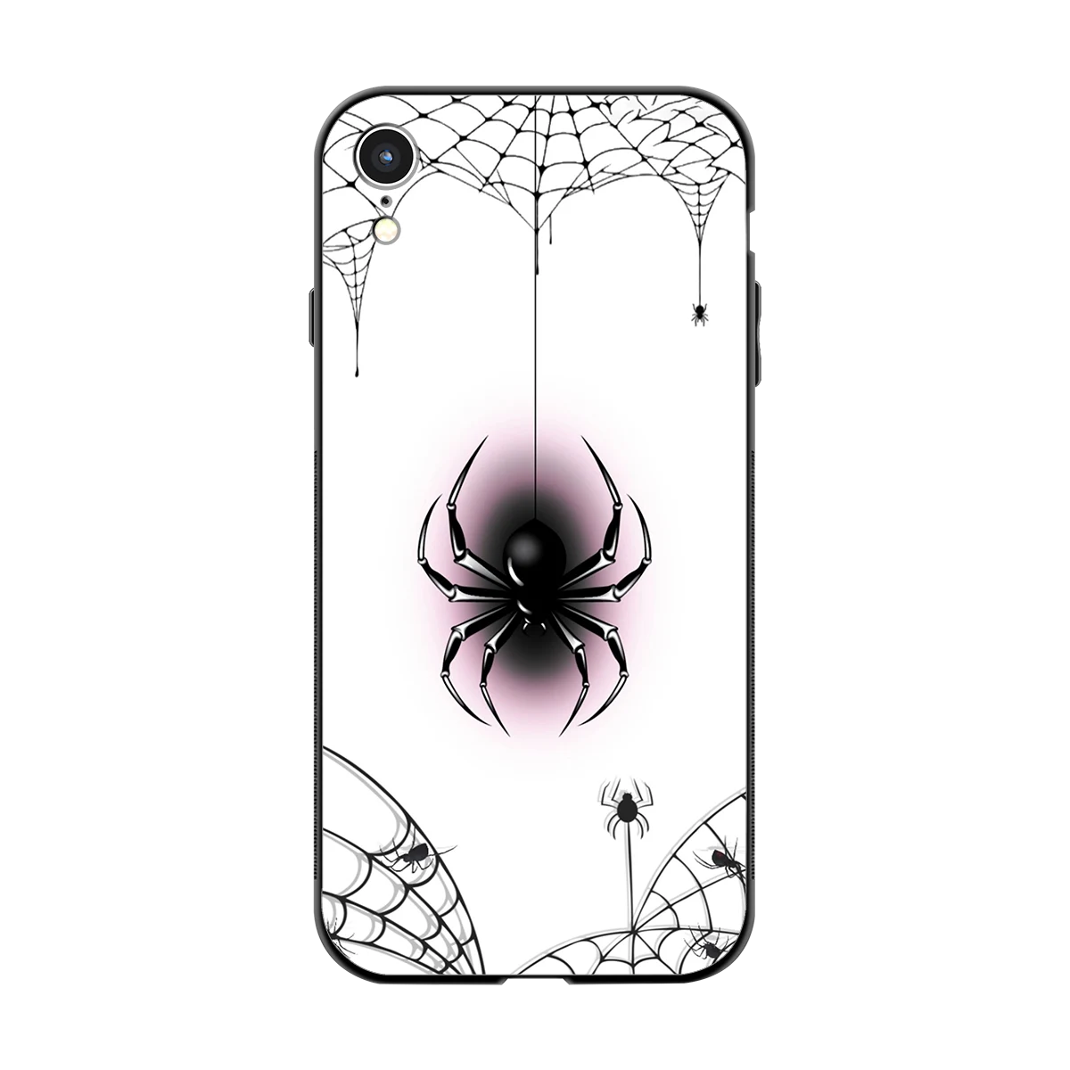 Webbed Wonder back phone cover | glass case for iphone xr