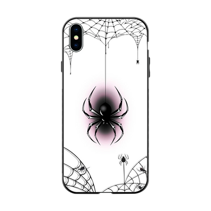 Webbed Wonder back phone cover | glass case for iphone xs max
