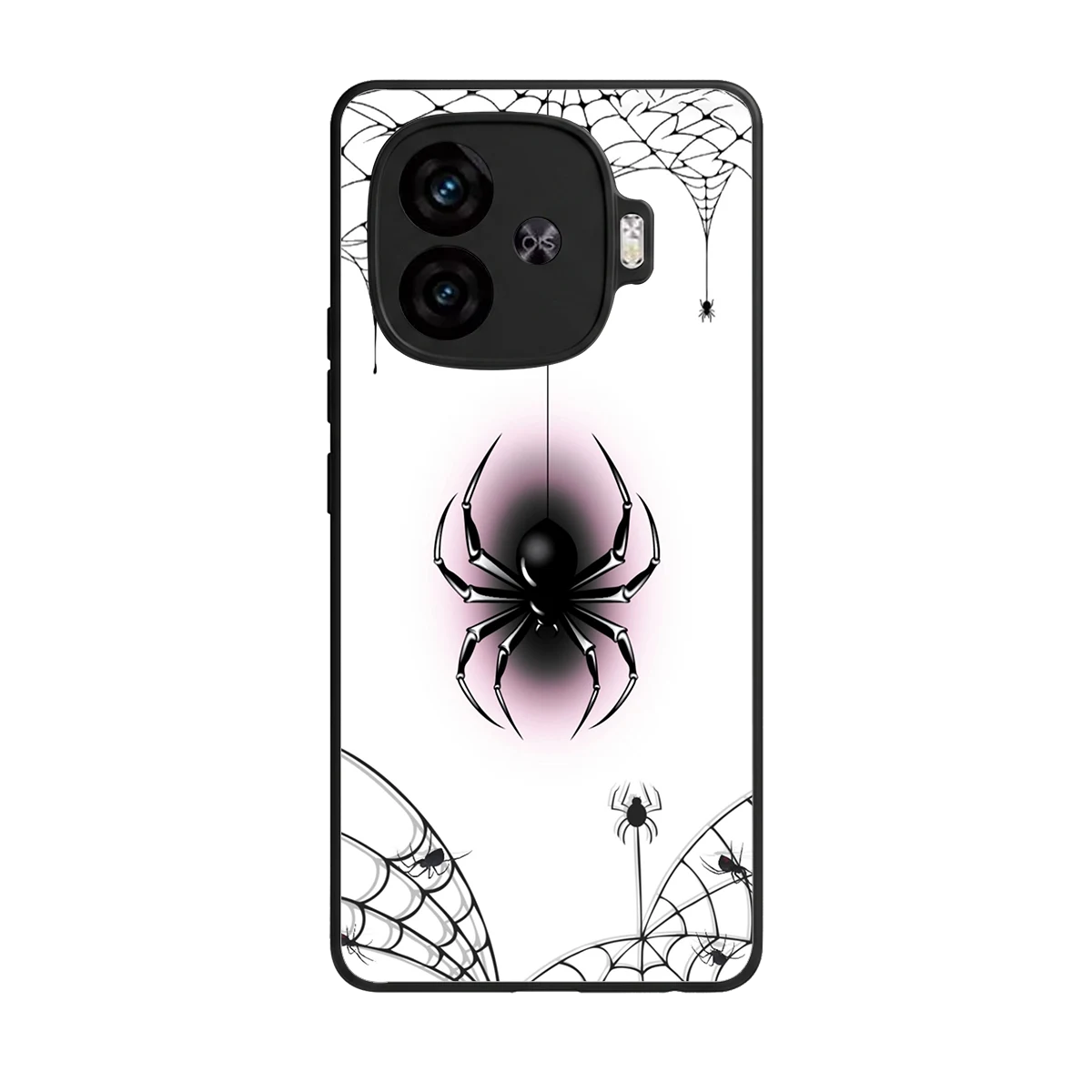 Webbed Wonder back phone cover | glass case for iqoo neo 10r 5g