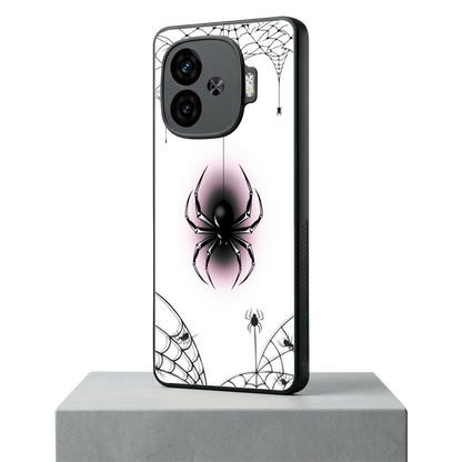 Webbed Wonder iqoo neo 10r 5g mobile cover | shockproof glass phone case