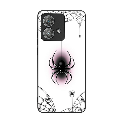 Webbed Wonder back phone cover | glass case for motorola edge 40 neo 5g