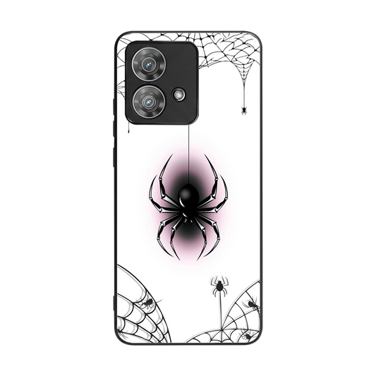 Webbed Wonder back phone cover | glass case for motorola edge 40 neo 5g