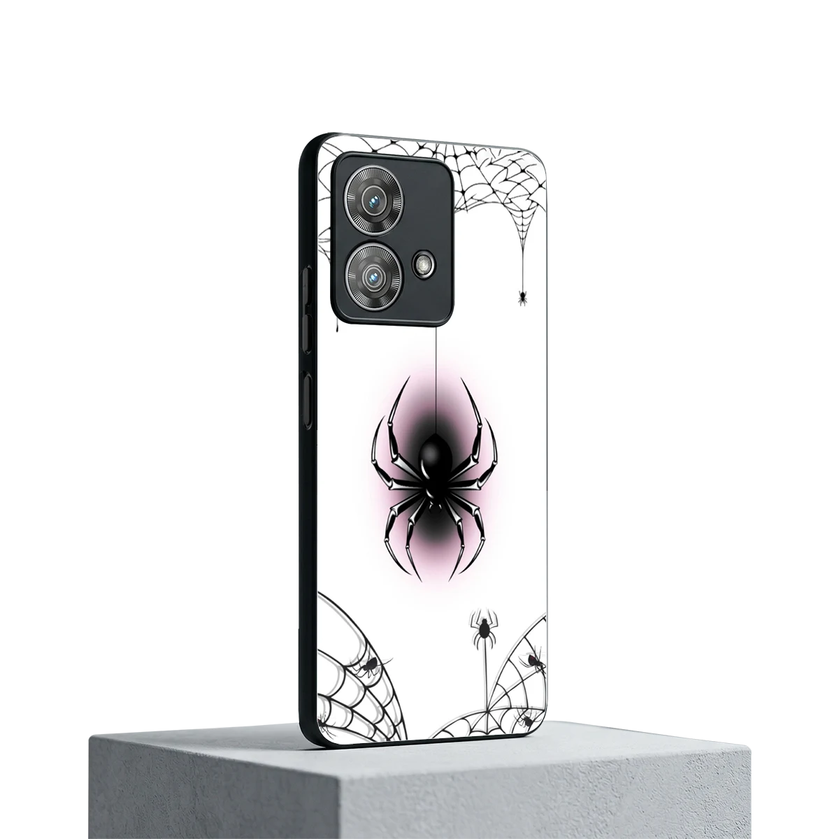 Webbed Wonder motorola edge 40 neo 5g mobile cover | shockproof glass phone case