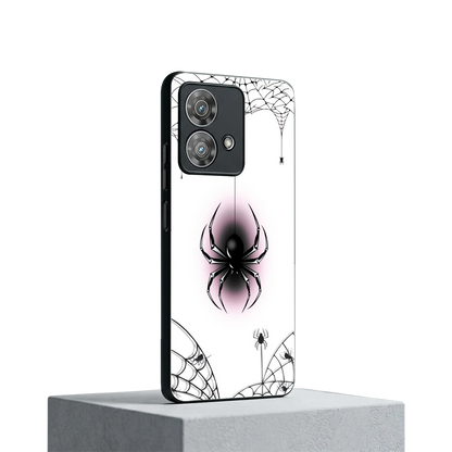 Webbed Wonder motorola edge 40 neo 5g mobile cover | shockproof glass phone case