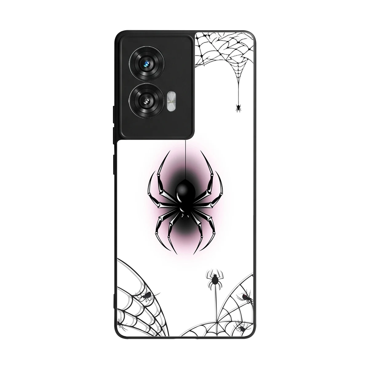Webbed Wonder back phone cover | glass case for motorola edge 50 fusion