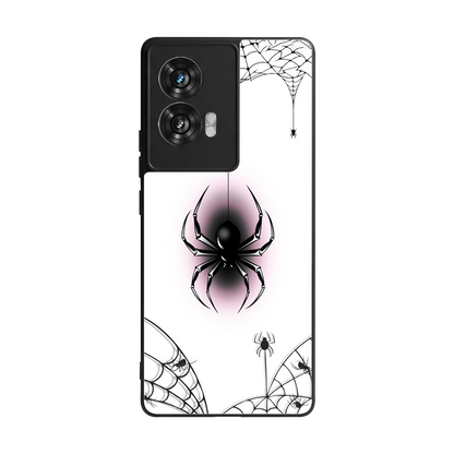 Webbed Wonder back phone cover | glass case for motorola edge 50 fusion