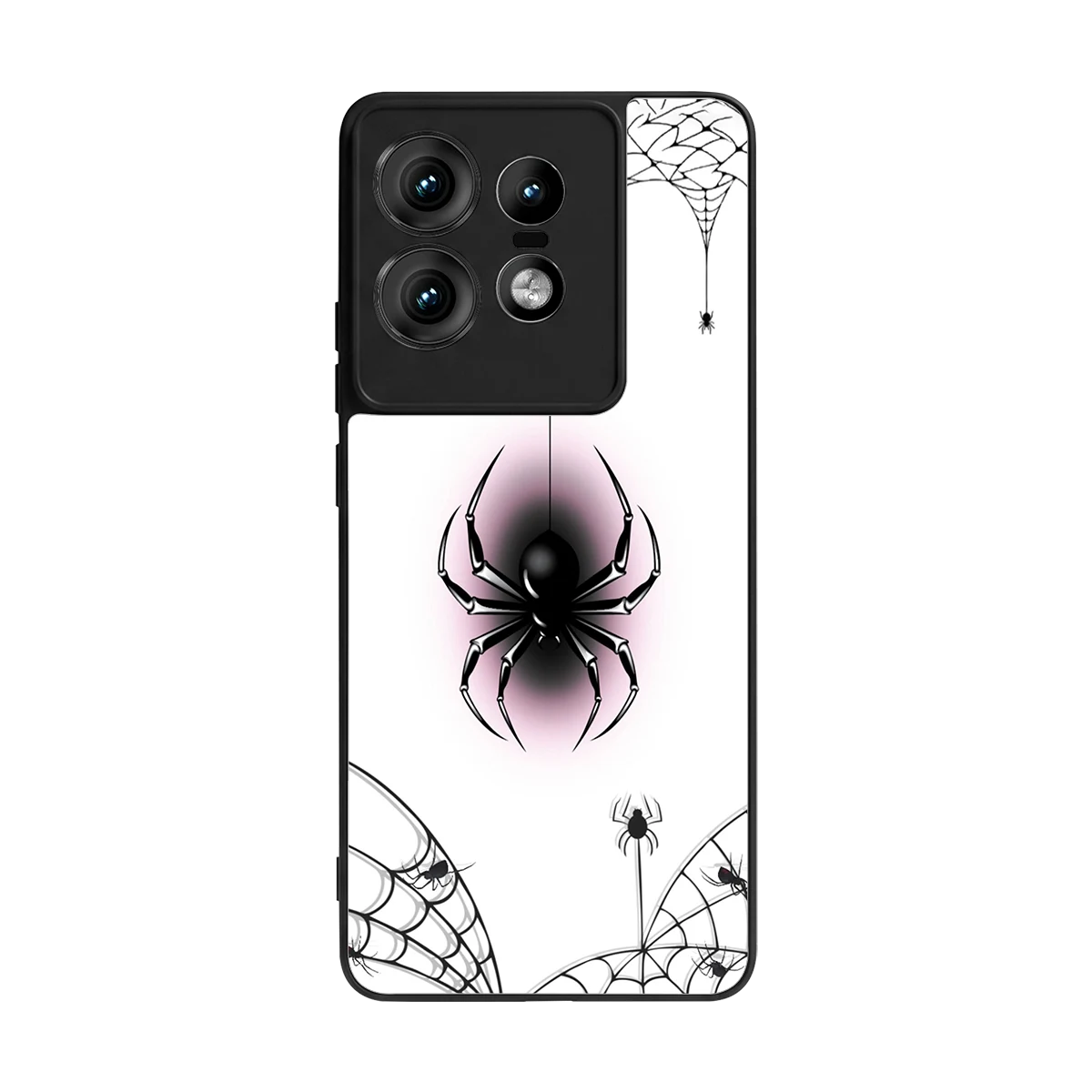 Webbed Wonder back phone cover | glass case for motorola edge 50 pro