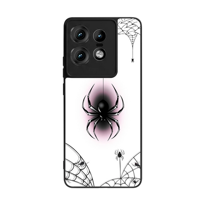 Webbed Wonder back phone cover | glass case for motorola edge 50 pro