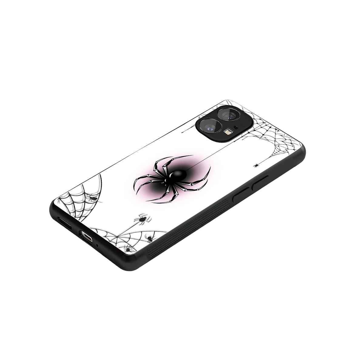 Webbed Wonder stylish phone case for nothing phone 1 | glossy glass and slim fit