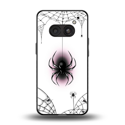 Webbed Wonder back phone cover | glass case for nothing phone 2a