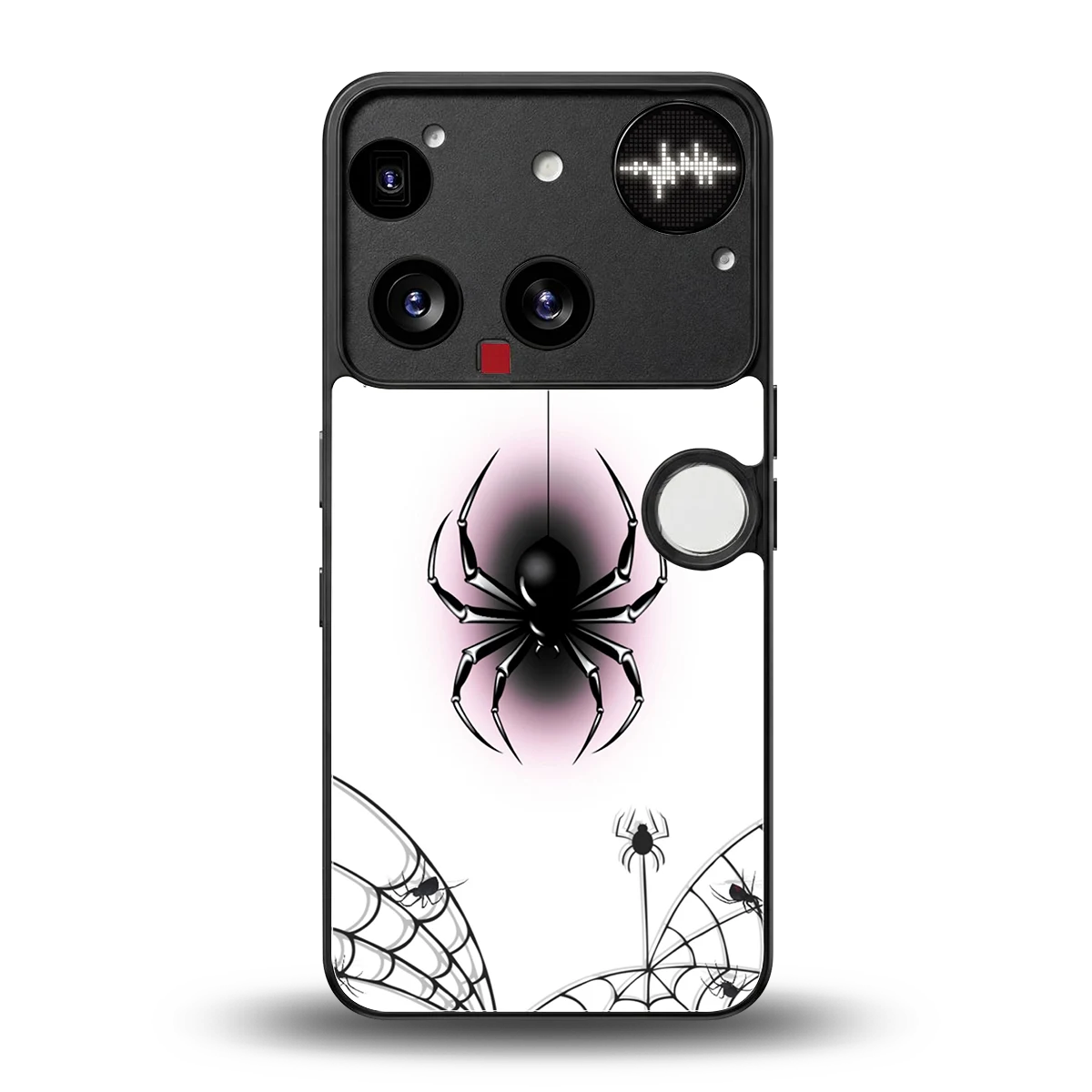 Webbed Wonder back phone cover | glass case for nothing phone 3