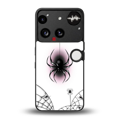 Webbed Wonder back phone cover | glass case for nothing phone 3