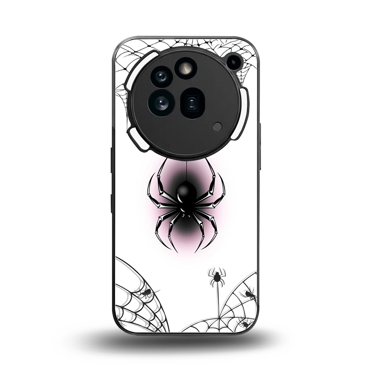 Webbed Wonder back phone cover | glass case for nothing phone 3a pro