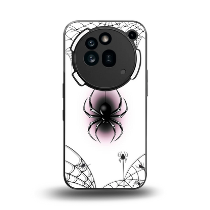 Webbed Wonder back phone cover | glass case for nothing phone 3a pro