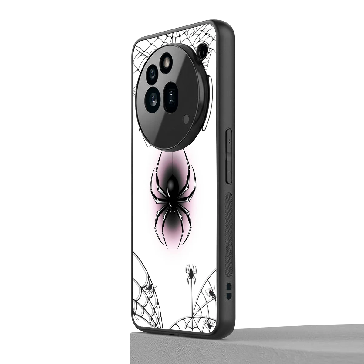 Webbed Wonder nothing phone 3a pro mobile cover | shockproof glass phone case