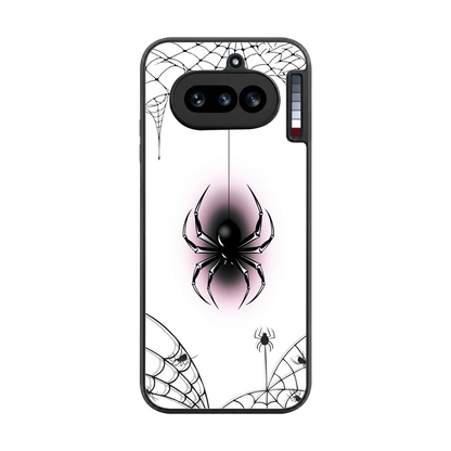 Webbed Wonder back phone cover | glass case for nothing phone 4a