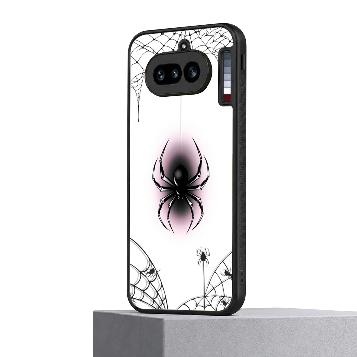 Webbed Wonder nothing phone 4a mobile cover | shockproof glass phone case