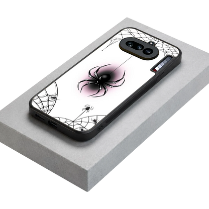 Webbed Wonder stylish phone case for nothing phone 4a | glossy glass and slim fit