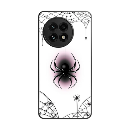 Webbed Wonder back phone cover | glass case for oneplus 13r