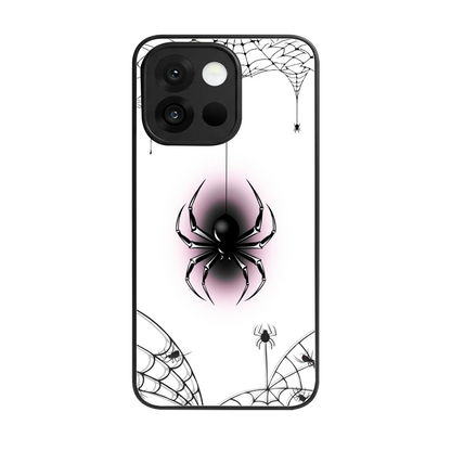 Webbed Wonder back phone cover | glass case for oneplus 13s