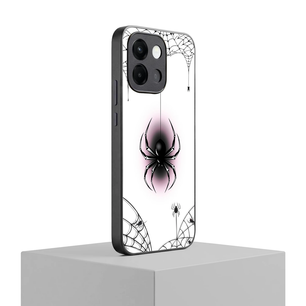 Webbed Wonder oneplus 13s mobile cover | shockproof glass phone case