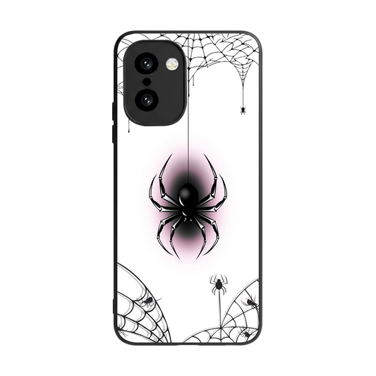 Webbed Wonder back phone cover | glass case for oneplus 15r