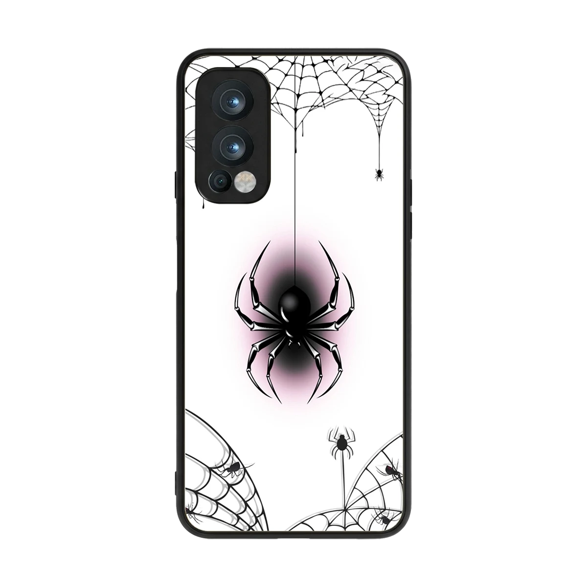 Webbed Wonder back phone cover | glass case for oneplus nord 2