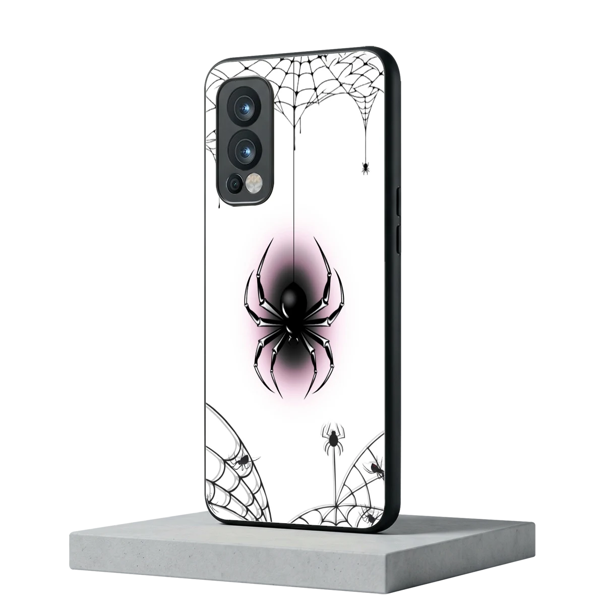 Webbed Wonder oneplus nord 2 mobile cover | shockproof glass phone case