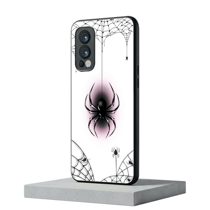Webbed Wonder oneplus nord 2 mobile cover | shockproof glass phone case