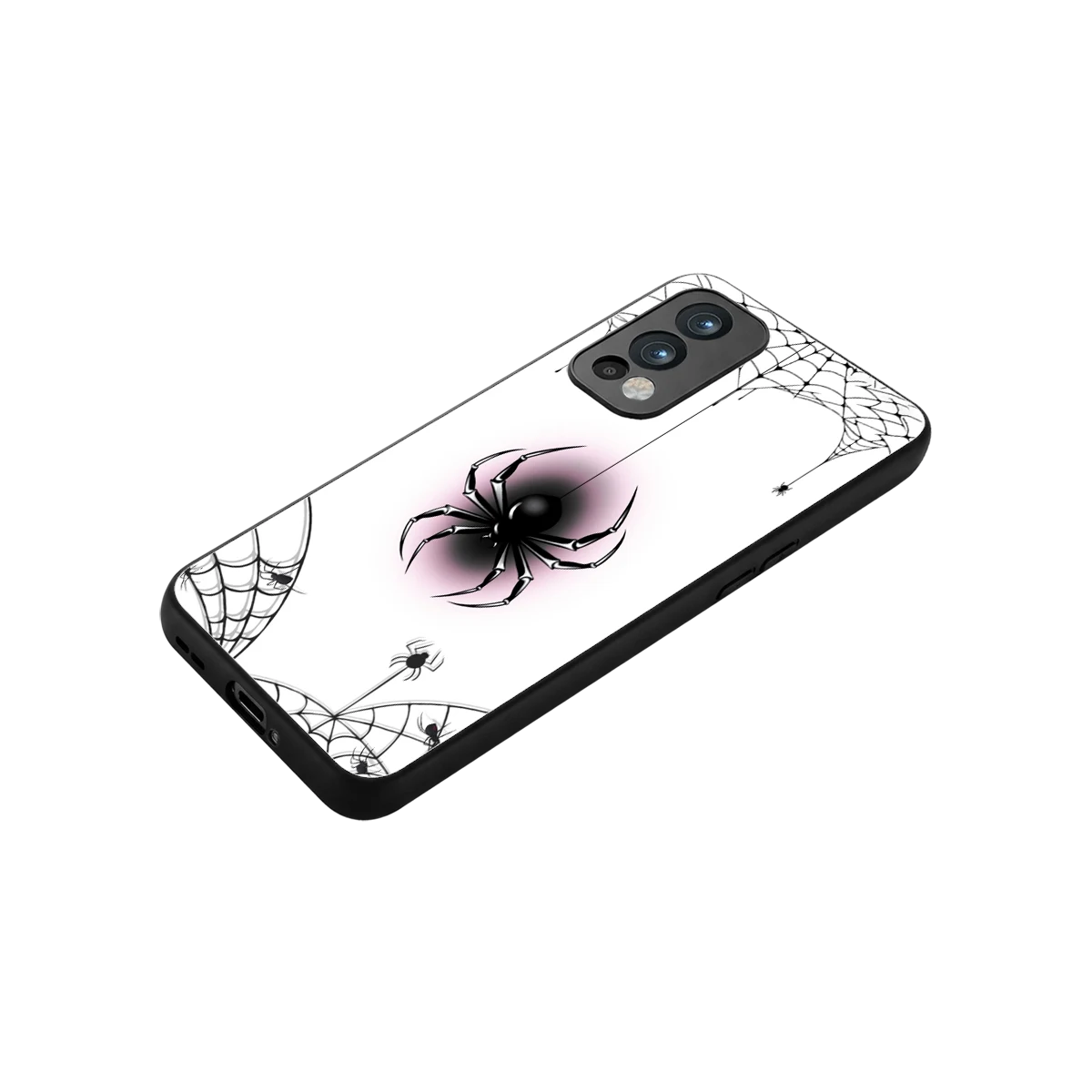Webbed Wonder stylish phone case for oneplus nord 2 | glossy glass and slim fit