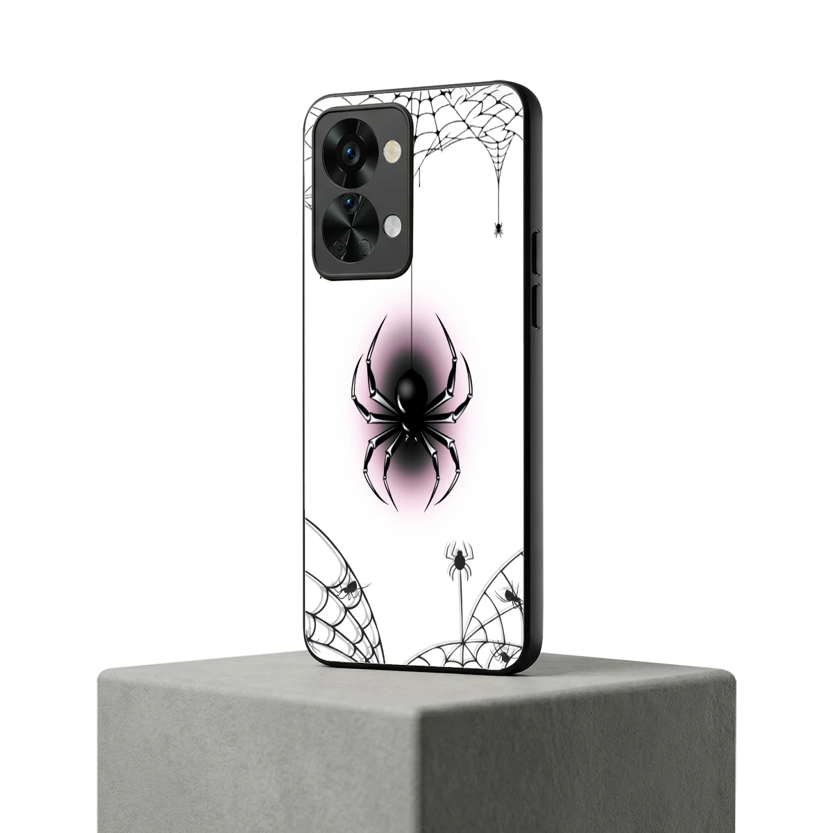 Webbed Wonder oneplus nord 2t mobile cover | shockproof glass phone case