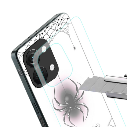 Webbed Wonder stylish phone case for oneplus nord 3 | glossy glass and slim fit