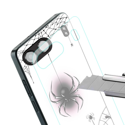 Webbed Wonder stylish phone case for oneplus nord 4 | glossy glass and slim fit