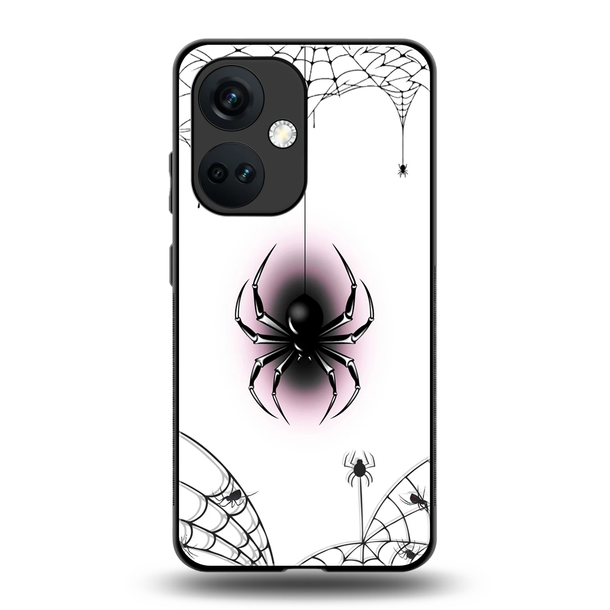 Webbed Wonder back phone cover | glass case for oneplus nord ce 3