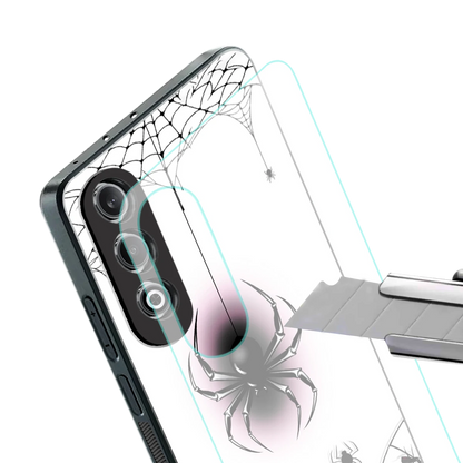 Webbed Wonder stylish phone case for oneplus nord ce 4 | glossy glass and slim fit