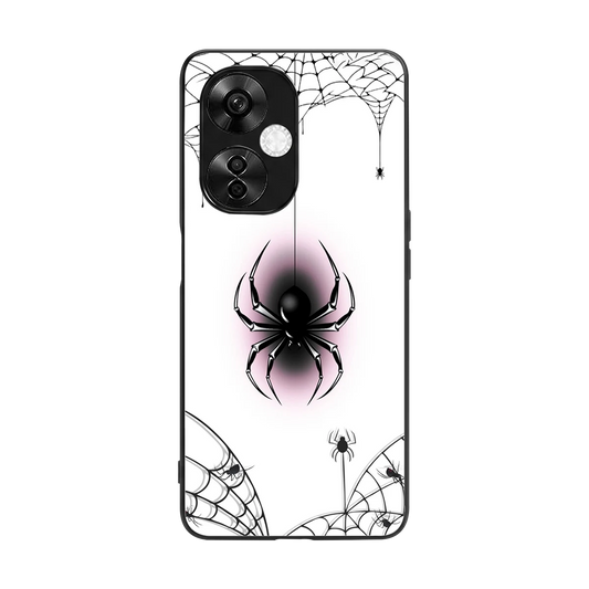 Webbed Wonder back phone cover | glass case for oneplus nord ce 3 lite