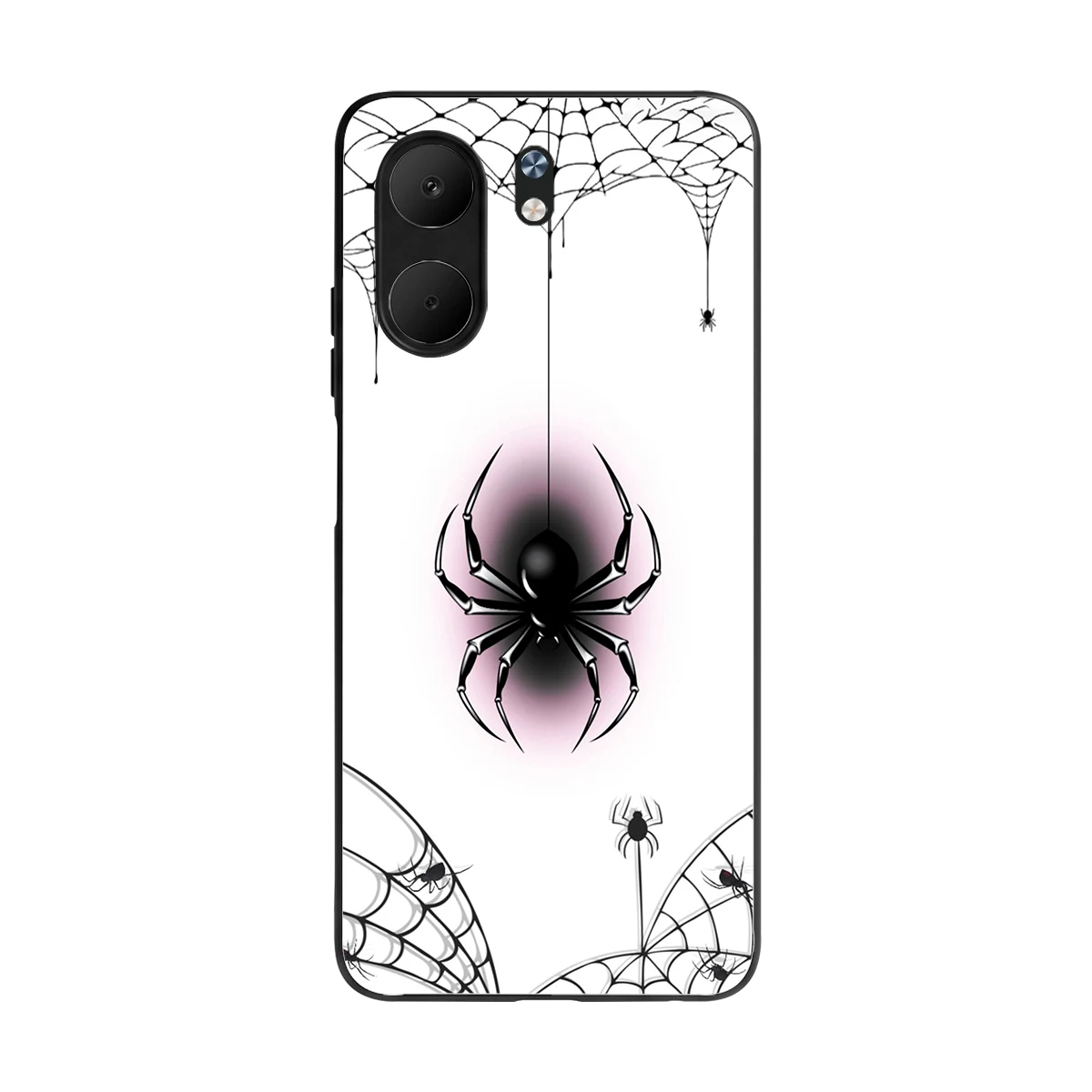 Webbed Wonder back phone cover | glass case for oppo a5x 5g