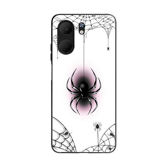 Webbed Wonder back phone cover | glass case for oppo a5x 5g