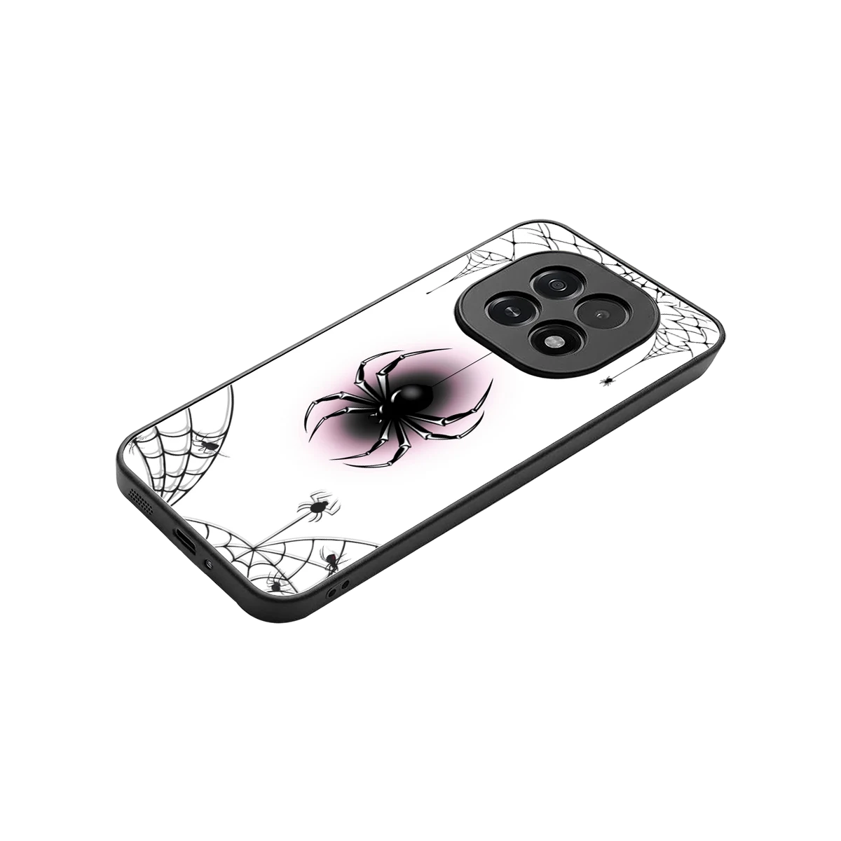 Webbed Wonder stylish phone case for oppo f29 5g | glossy glass and slim fit