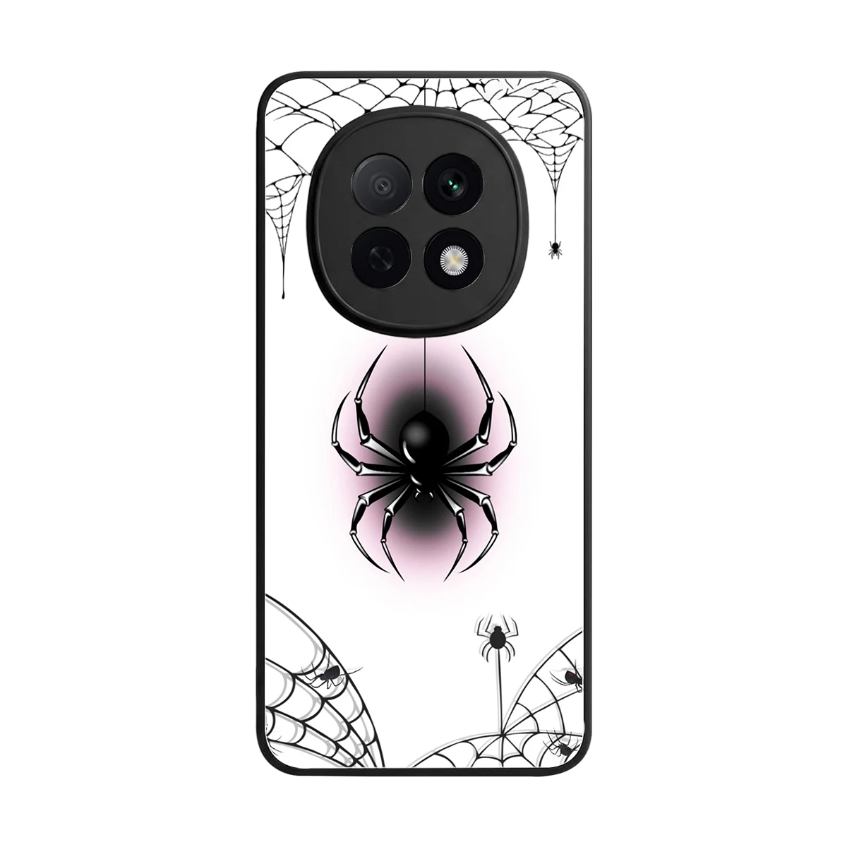 Webbed Wonder back phone cover | glass case for oppo f29 pro 5g