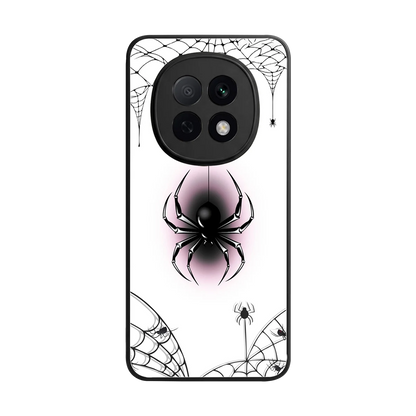 Webbed Wonder back phone cover | glass case for oppo f29 pro 5g