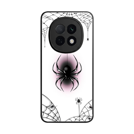 Webbed Wonder back phone cover | glass case for oppo f29 pro 5g