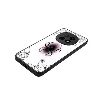 Webbed Wonder stylish phone case for oppo f29 pro 5g | glossy glass and slim fit