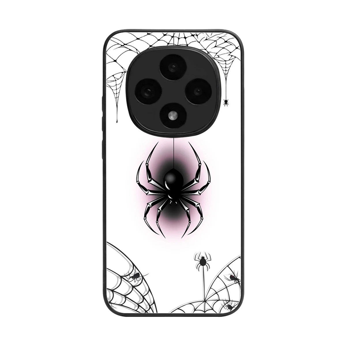 Webbed Wonder back phone cover | glass case for oppo f31 pro 5g