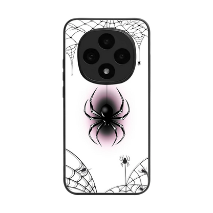 Webbed Wonder back phone cover | glass case for oppo f31 pro 5g