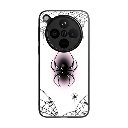 Webbed Wonder back phone cover | glass case for oppo find x8