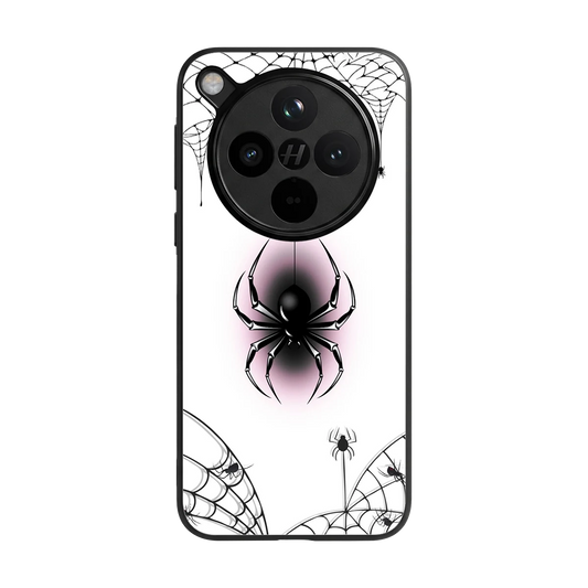 Webbed Wonder back phone cover | glass case for oppo find x8