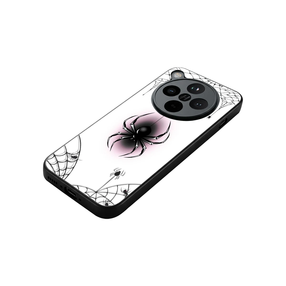 Webbed Wonder stylish phone case for oppo find x8 | glossy glass and slim fit